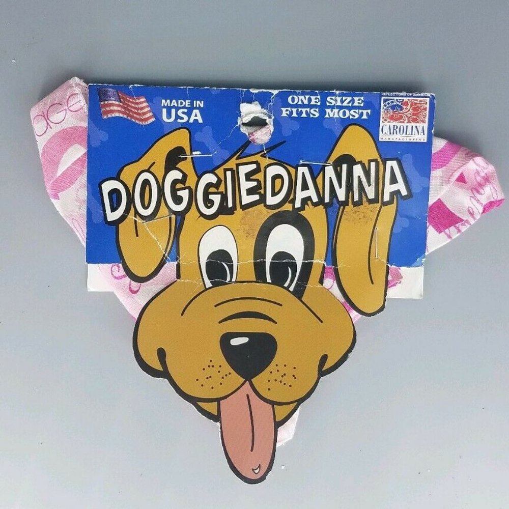 Doggiedanna Pink Love Cancer Awareness Dog Bandana, Dog Clothing